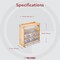 Rev-A-Shelf Maple Veneer, Light Brown, 8.62 in W, 20.29 in H, 19.56 in D, 19 in L, Light Brown 448-VC20SC-8 - alternate 5